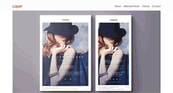 Desktop Screenshot of capercreative.com.au